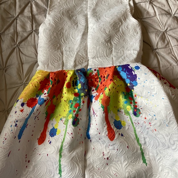 Girls party sleeveless dress size medium - Picture 2 of 6